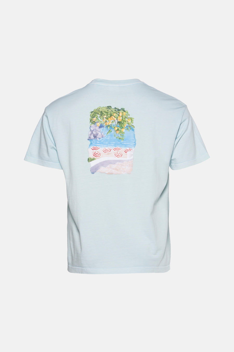 T-shirt met korte mouwen - blauw - SOLID