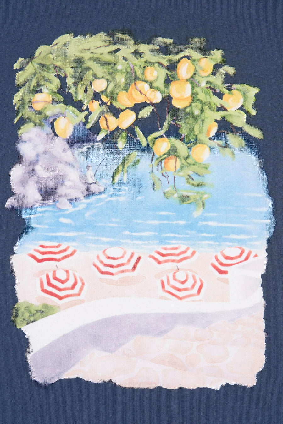 T-shirt met korte mouwen - blauw - SOLID