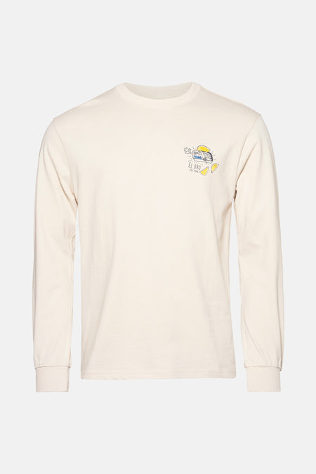 T-shirt (manches longues) Écru - SOLID