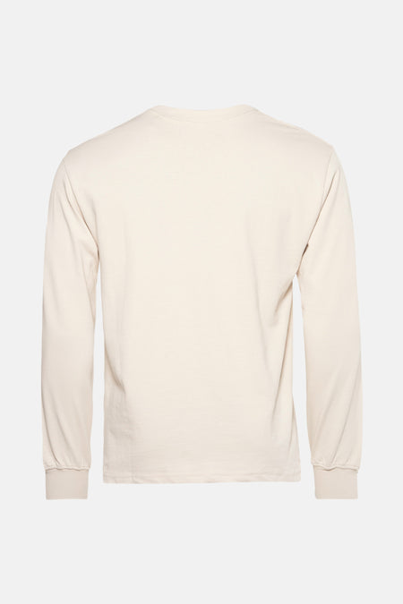 T-shirt (manches longues) Écru - SOLID