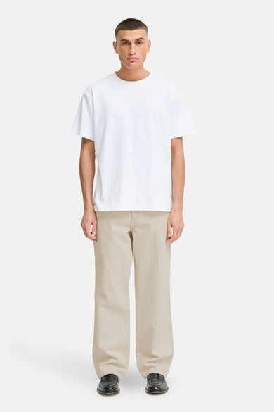 Jeans wide Off white denim - SOLID