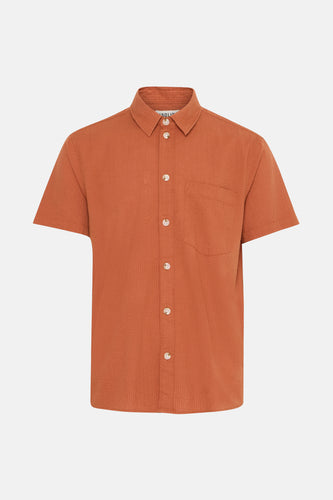 Chemise à manches courtes - Orange