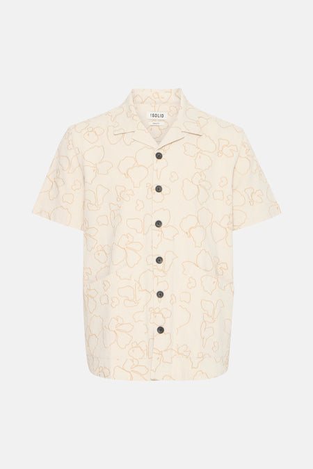Chemise (manches courtes) Beige - SOLID