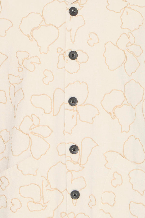 Hemd (korte mouwen) Beige - SOLID