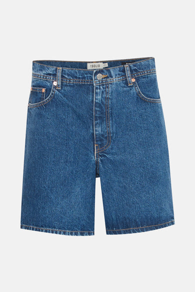 short en jean Mid blue denim - SOLID
