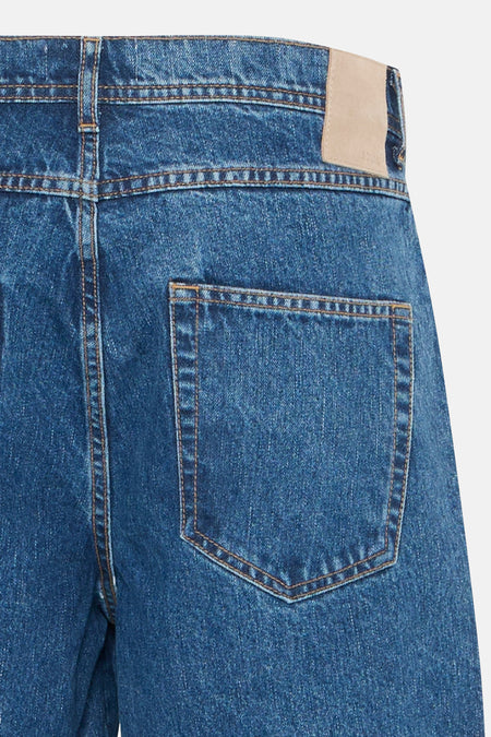 short en jean Mid blue denim - SOLID