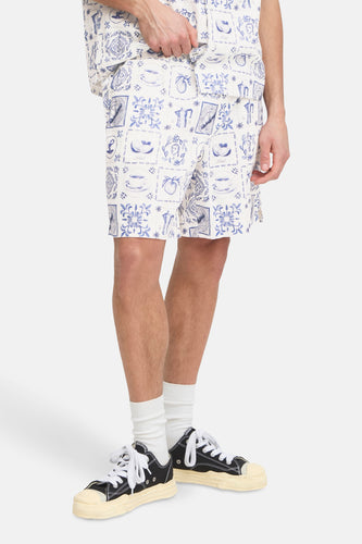 Chemise à manches courtes - bleu - SOLID