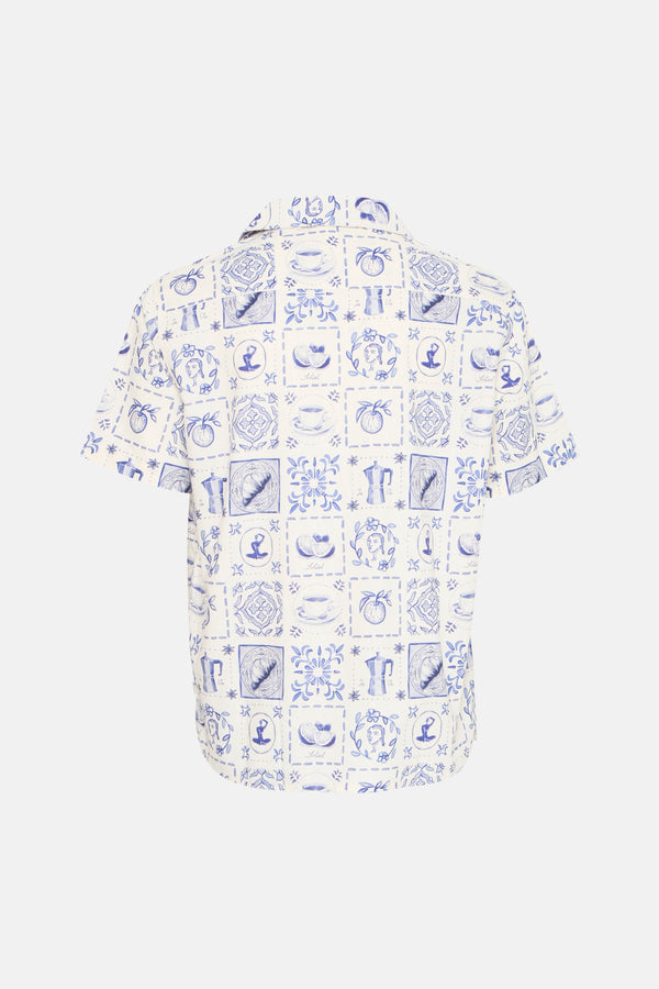 Hemd (korte mouwen) Blauw - SOLID