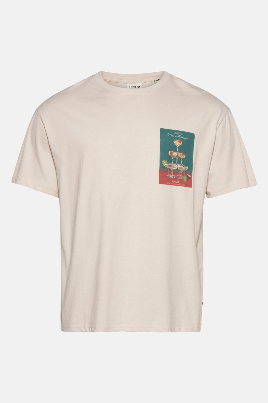 T-shirt à manches courtes - écru - SOLID