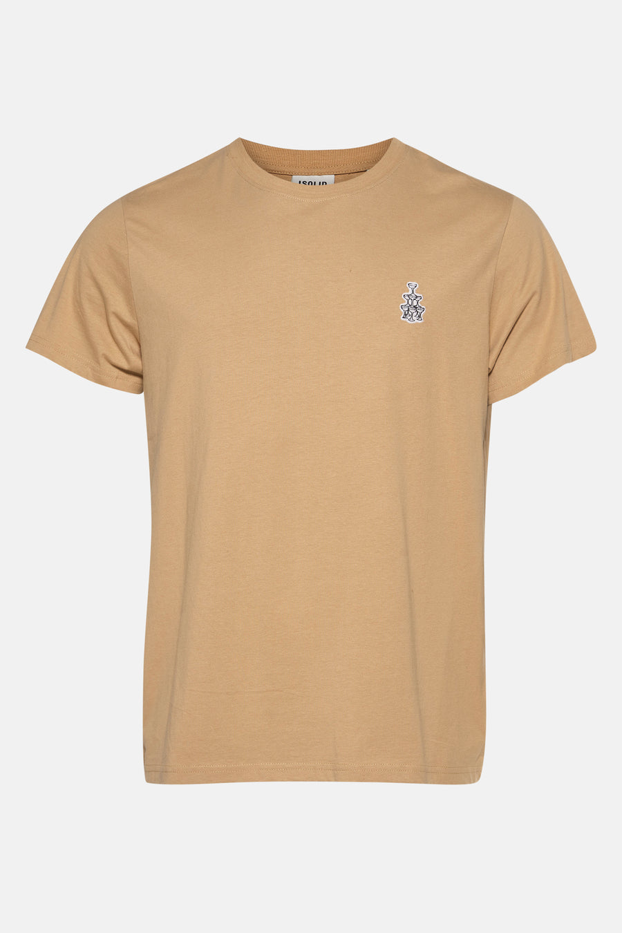 T-shirt met korte mouwen - beige - SOLID
