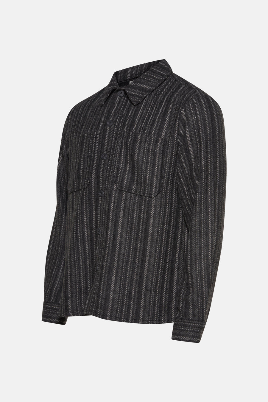 Chemise à manches longues - gris - SOLID