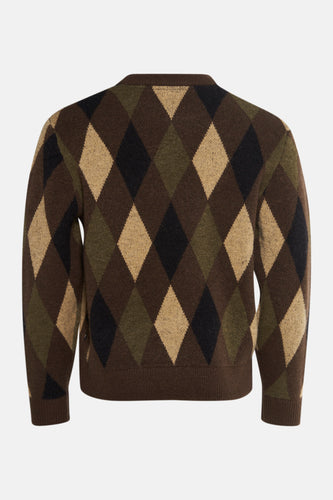 Pull col O brun - SOLID