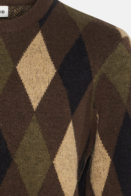 Pull met ronde hals - Multicolor