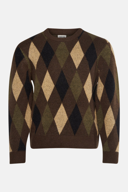 Pull met ronde hals - Multicolor