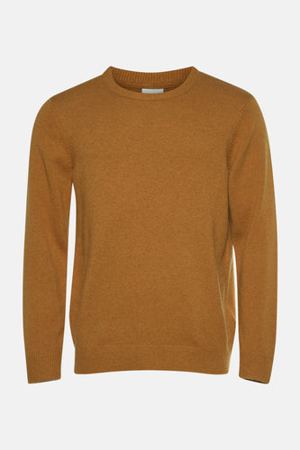 Pull à col rond - orange - SOLID