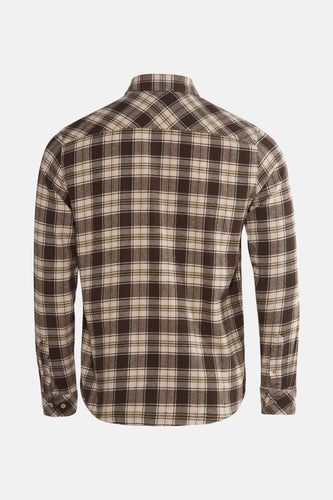 Hemd met lange mouwen - bruin - SOLID