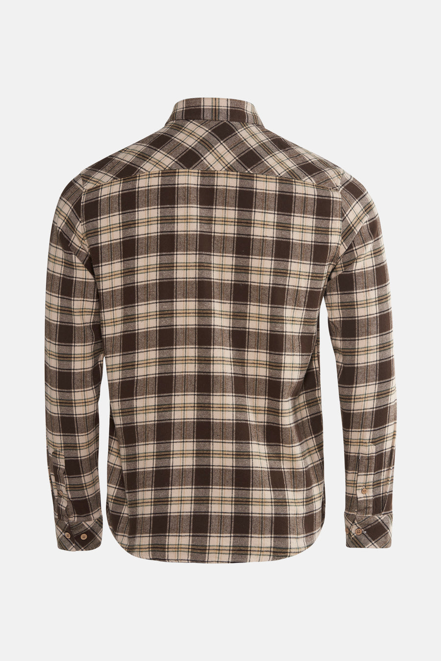 Hemd met lange mouwen - bruin - SOLID