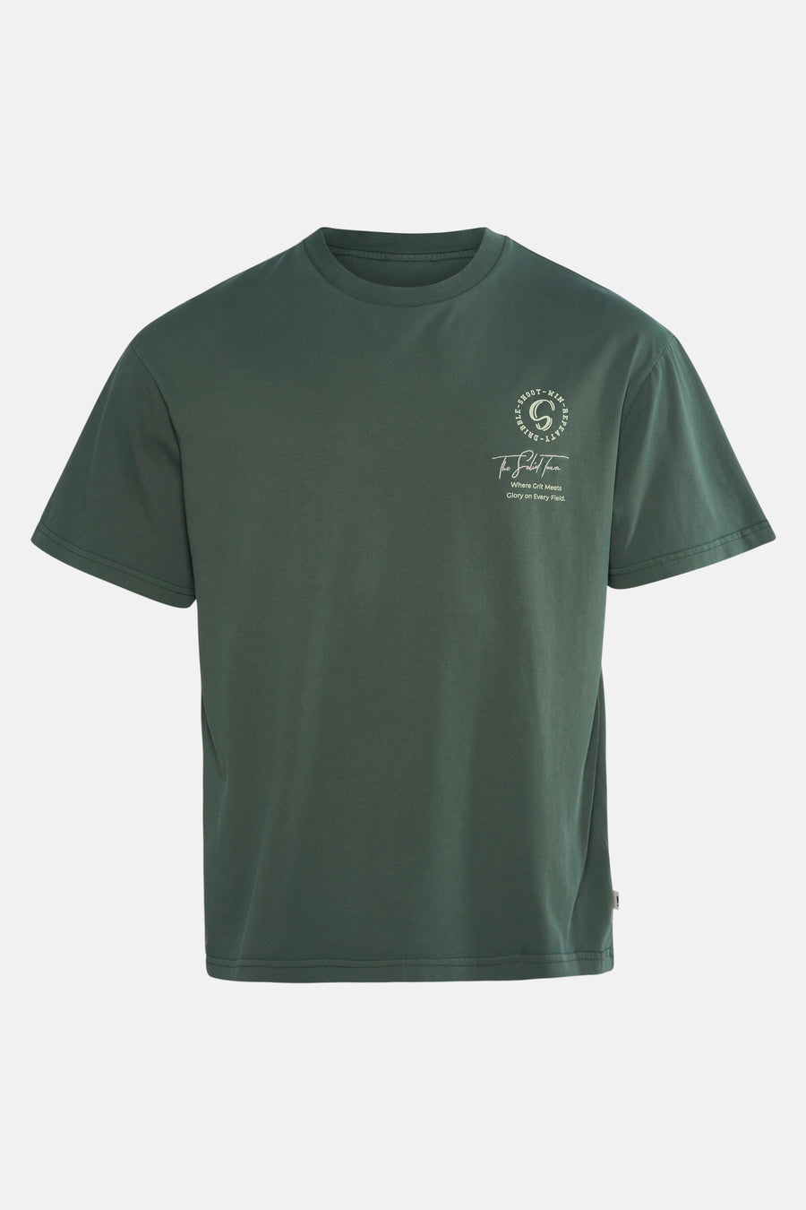 T-shirt met korte mouwen - groen - SOLID