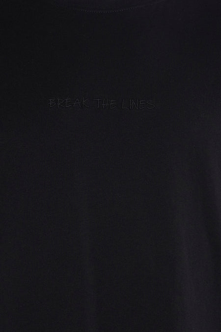 T-shirt met korte mouwen - zwart