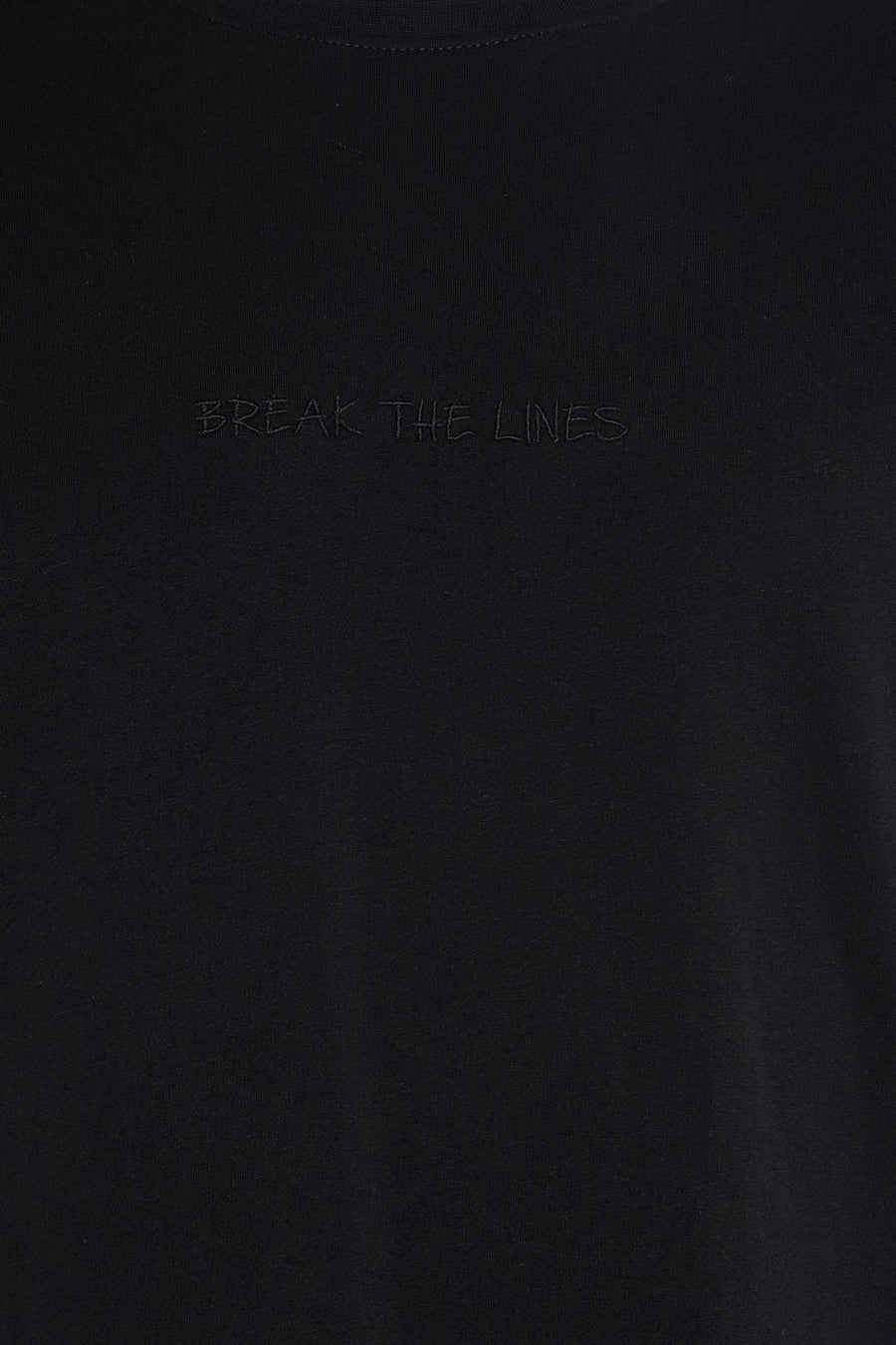 T-shirt met korte mouwen - zwart - SOLID