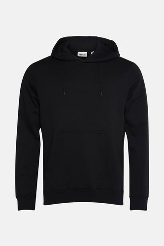 Sweater met kap zwart - SOLID