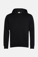 Sweater met kap zwart - SOLID