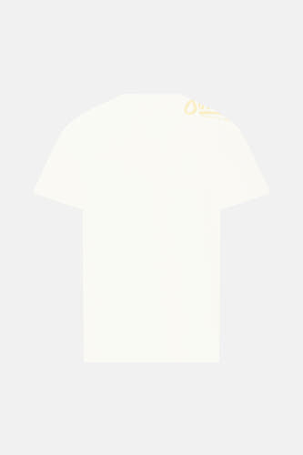 T-shirt blanc à manches courtes de SOLID, avec une petite impression sur la poitrine.