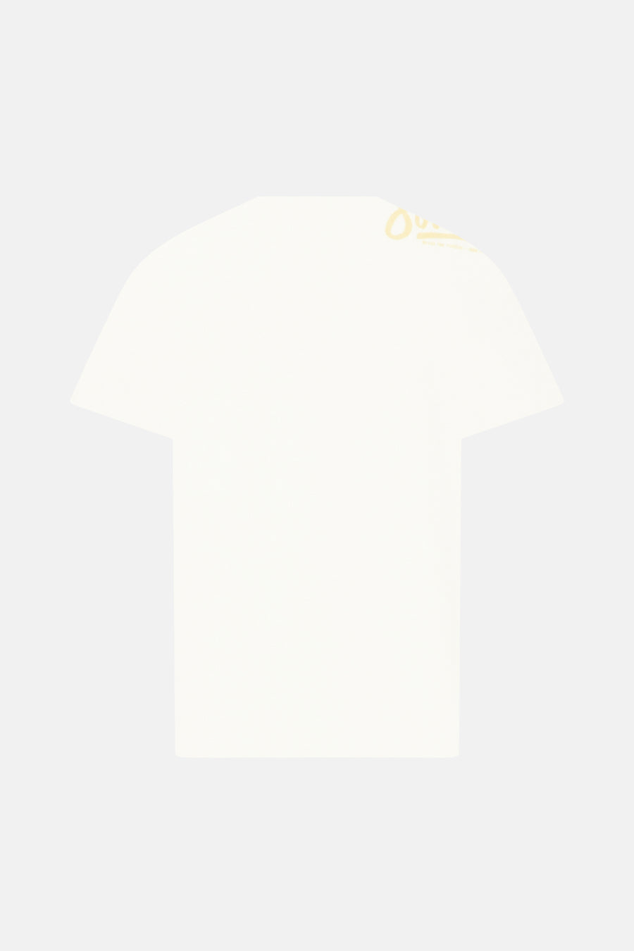 T-shirt blanc à manches courtes de SOLID, avec une petite impression sur la poitrine.