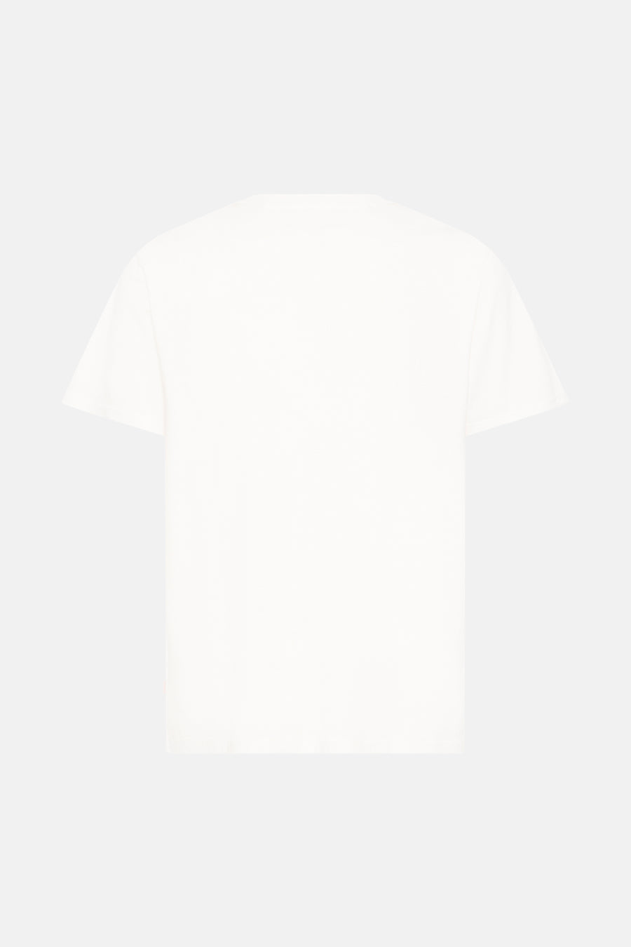 T-shirt blanc à manches courtes de SOLID, uni et avec un col rond classique.