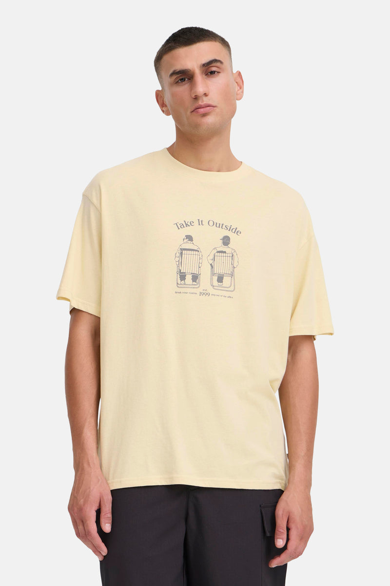 T-shirt à manches courtes - jaune