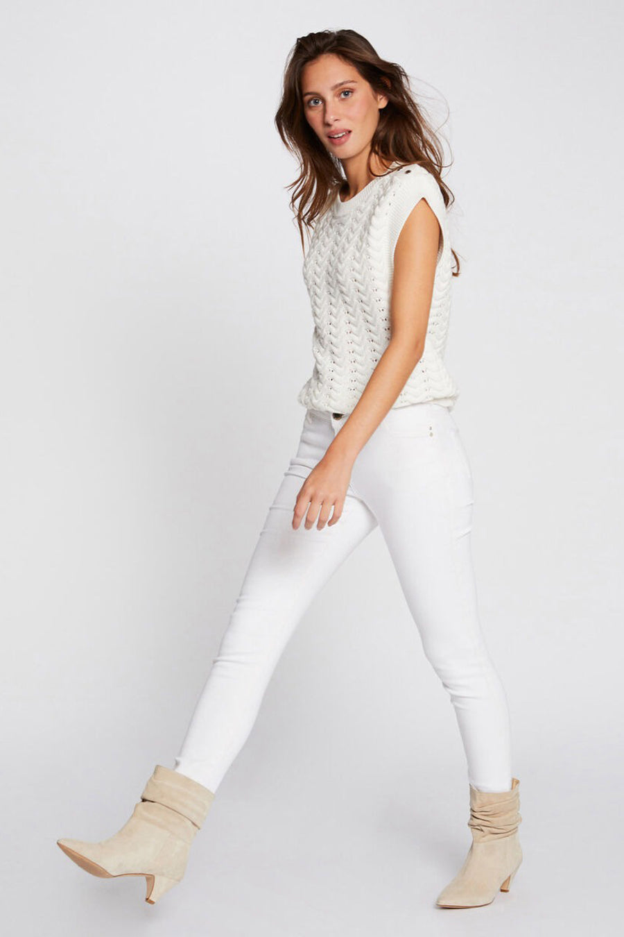 Broek - wit - Morgan De Toi