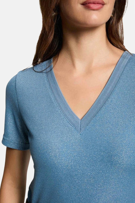 T-shirt met korte mouwen - blauw