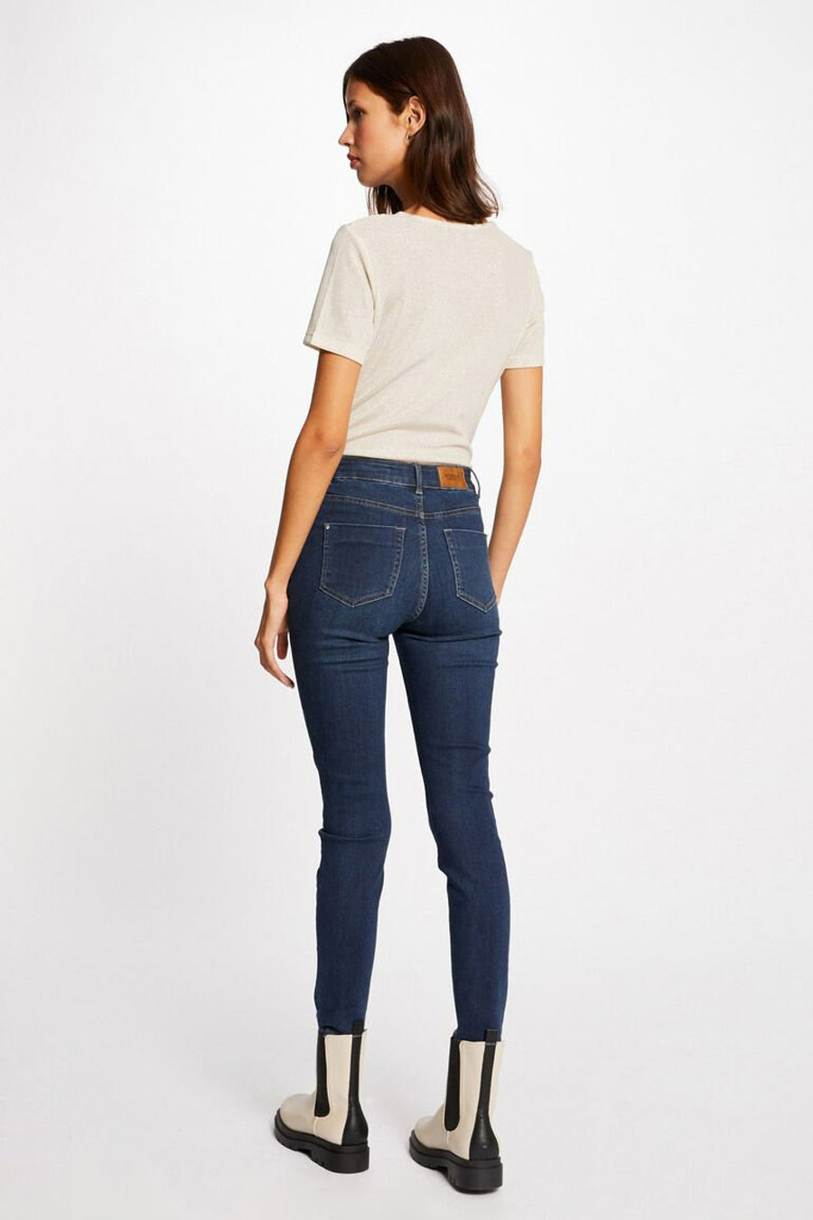 T-shirt met korte mouwen - beige - Morgan De Toi