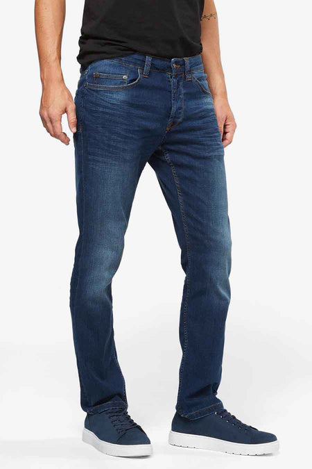 WEFT - dark blue denim