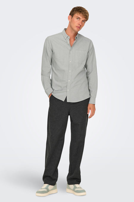 ONSALVARO SLIM LS OXFORD SHIRT NOOS