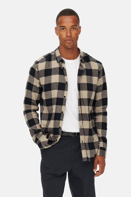 ONSGUDMUND LS CHECKED SHIRT NOOS