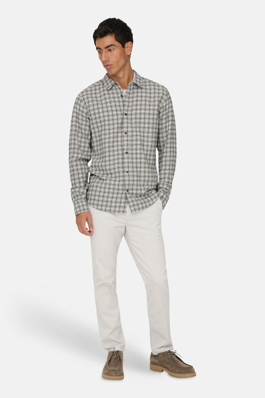 Hemd (lange mouwen) ecru - ONLY & SONS®