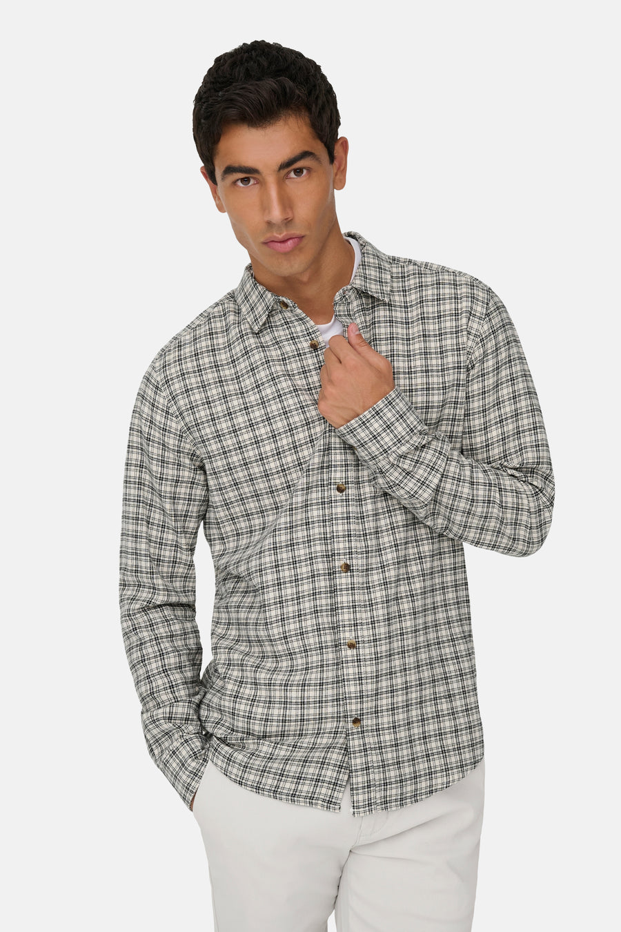 Hemd (lange mouwen) ecru - ONLY & SONS®
