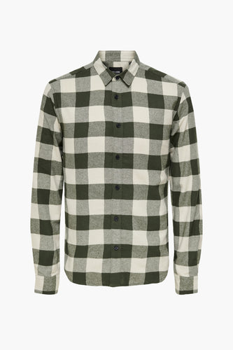 Chemise à manches longues - vert - ONLY & SONS®