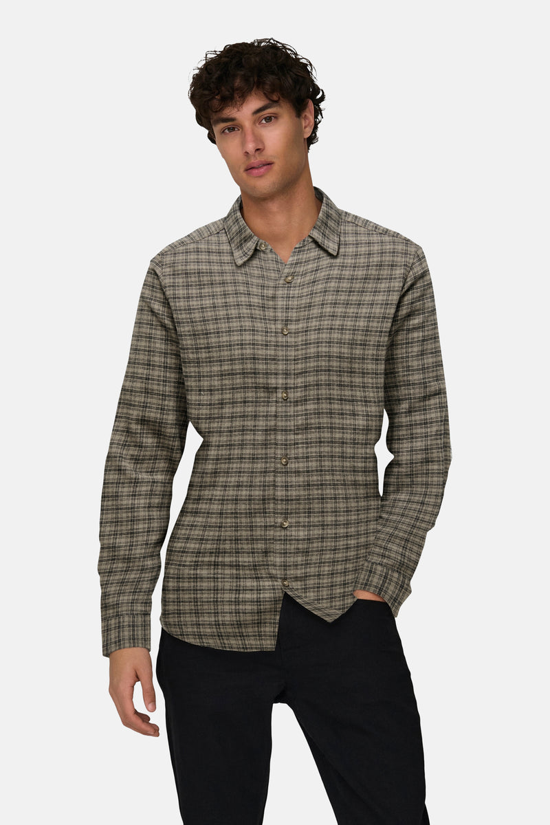ONSGUDMUND LS CHECKED SHIRT NOOS