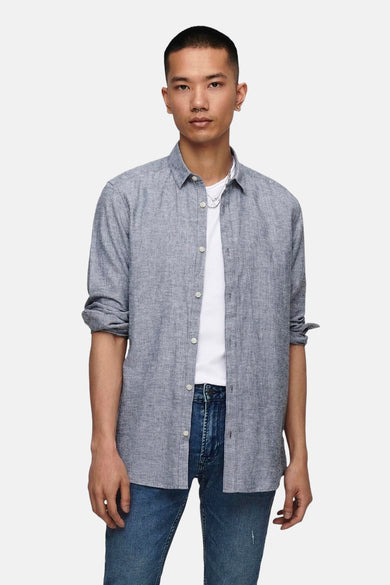 Hemd (lange mouwen) Blauw - ONLY & SONS®