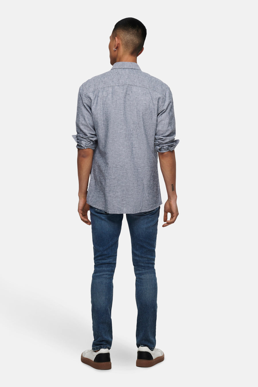 Chemise &agrave; manches longues - bleu - ONLY & SONS®