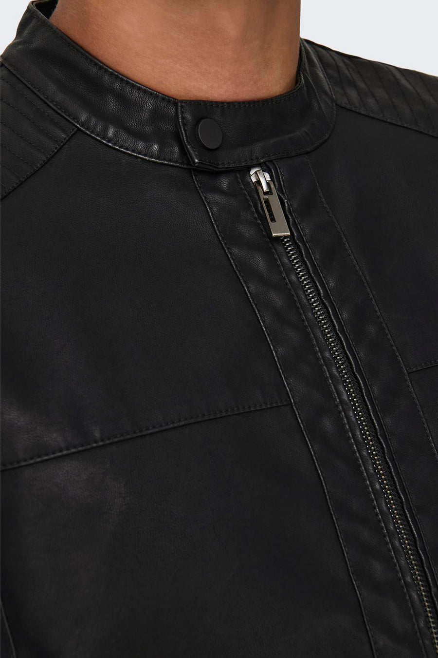 Leren jas - zwart - ONLY & SONS®