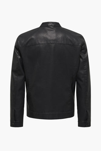 Leren jas - zwart - ONLY & SONS®