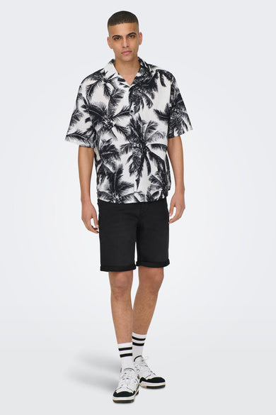 ONSPLY BLK JOG 8581 PIM DNM SHORTS NOOS
