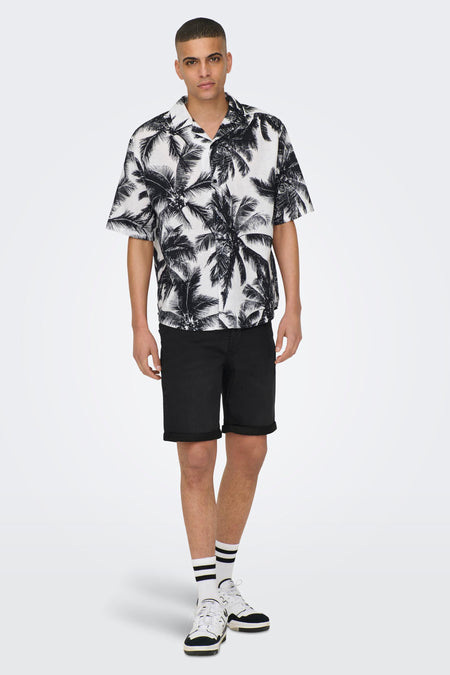 ONSPLY BLK JOG 8581 PIM DNM SHORTS NOOS