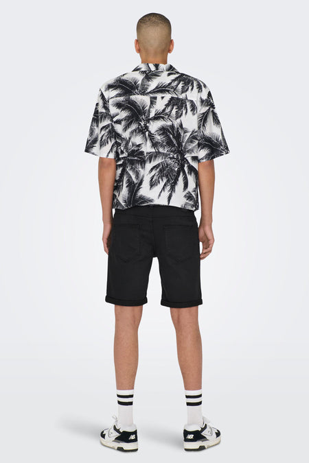 ONSPLY BLK JOG 8581 PIM DNM SHORTS NOOS