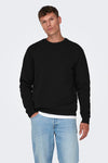 Sweater met ronde hals Zwart - ONLY & SONS®