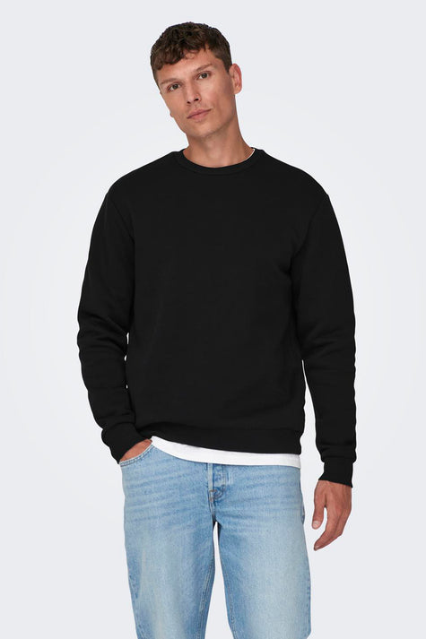 Sweater met ronde hals Zwart - ONLY & SONS®