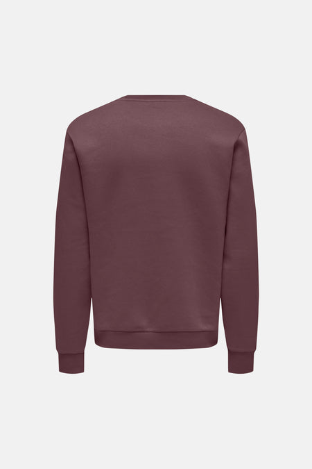 Sweater O-hals - paars